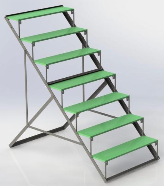 REGULAR (Steel)  <br> 7 Steps<br>Length - 3 Feet <br>Width -9 Inch